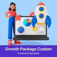 Growth Package Custom – 5 Authority Backlinks