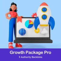 Growth Package Pro – 5 Authority Backlinks